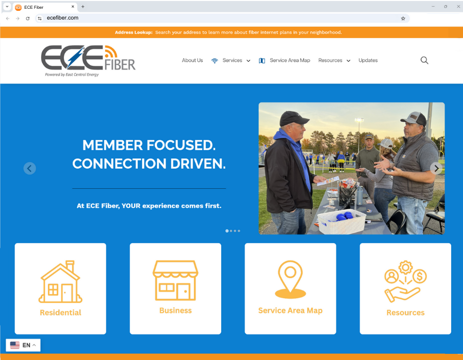 ece fiber website